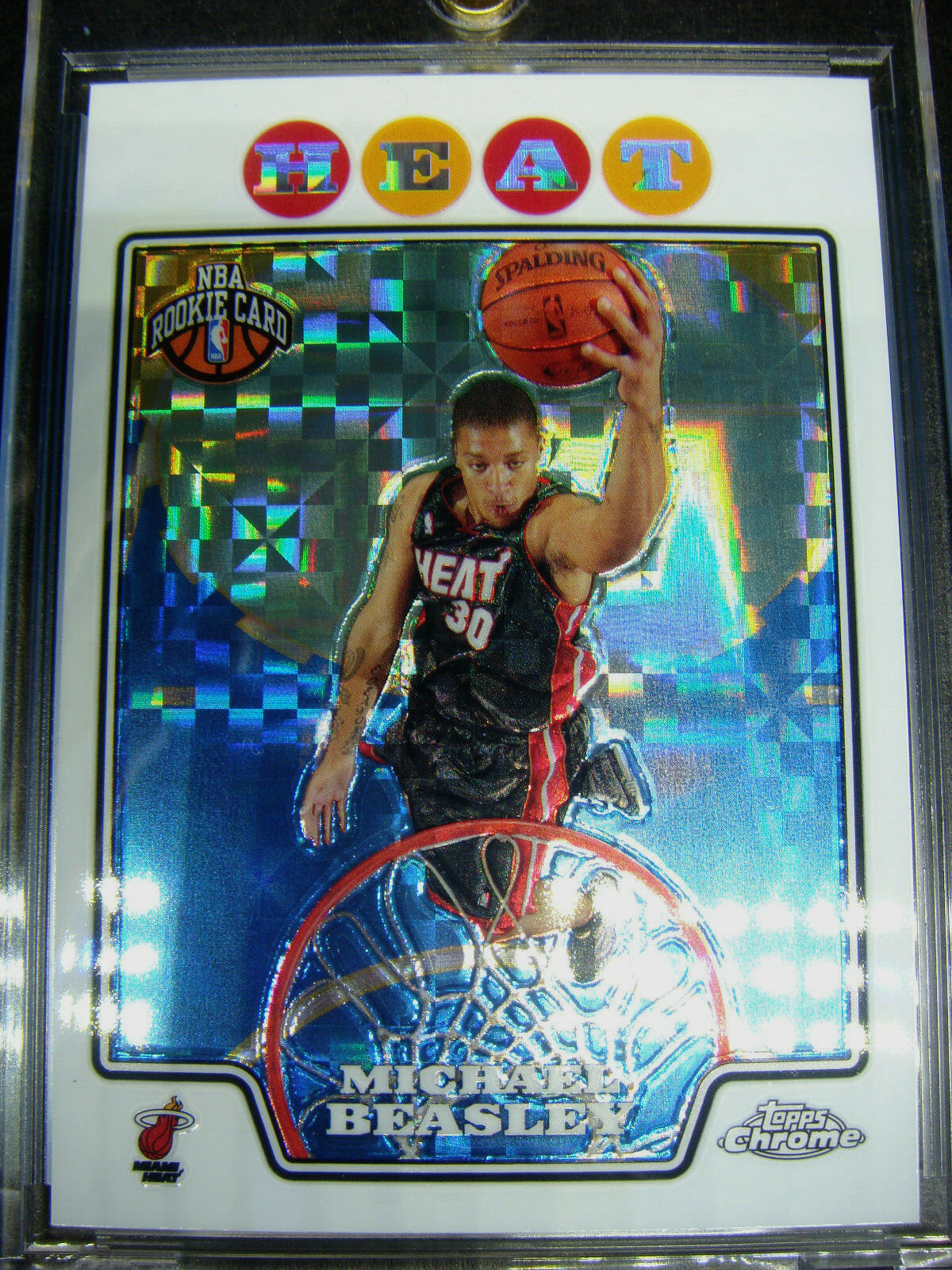 2008-09 TOPPS CHROME MICHAEL BEASLEY XFRACTORS ROOKIE RC 16/288!