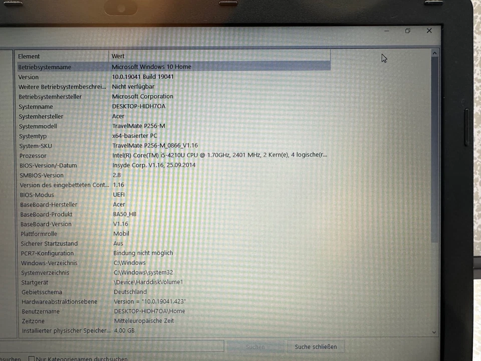 Acer TravelMate P256-M Intel Core i5-4210U 2x 1.7GHz 4GB RAM 500GB HDD - Bild 3 von 4