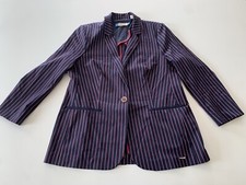 Ted Baker London Haryee Stripe Tailored Single Button Blazer Size 4