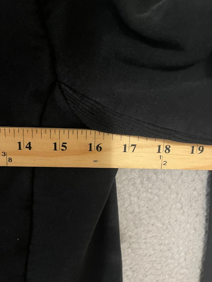 Suéter James Perse Estándar Mujer Talla 1 Negro Cremallera Completa Sudadera con Capucha Adulto Foto 4 de 4