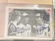 LEGENDARY HANK AARON 1973 -Great Home Run Trio Baseball Card