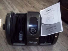 Tisscare #212 foot calf arm massager adjustable Shiatsu heat pain therapy remote