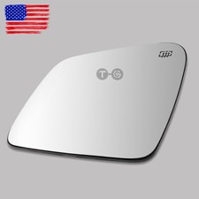 Mirror Glass For 2016 Jeep Grand Cherokee 75th Anniversary Heated Flat Left NEW