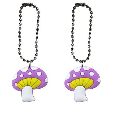 Mushroom Shroom Tumbler Chain Cup Mug Bottle Drink Coffee Tea Unique Set of 2