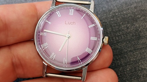 LUCH USSR Vintage Soviet CCCР ultra slim watch Men's DressStyl - Picture 5 of 18
