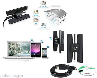 Adapter Lan Antenne Drahtlos USB N Wifi 2.4 GHZ 8 Dbi Edup EP-N8535