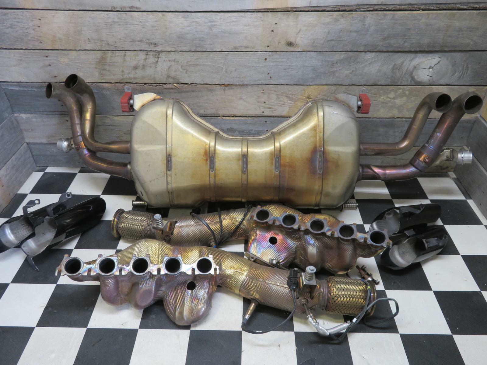 2016 LAMBORGHINI HURACAN LP580-2 5.2L COMPLETE FACTORY RACING EXHAUST 0R7240049
