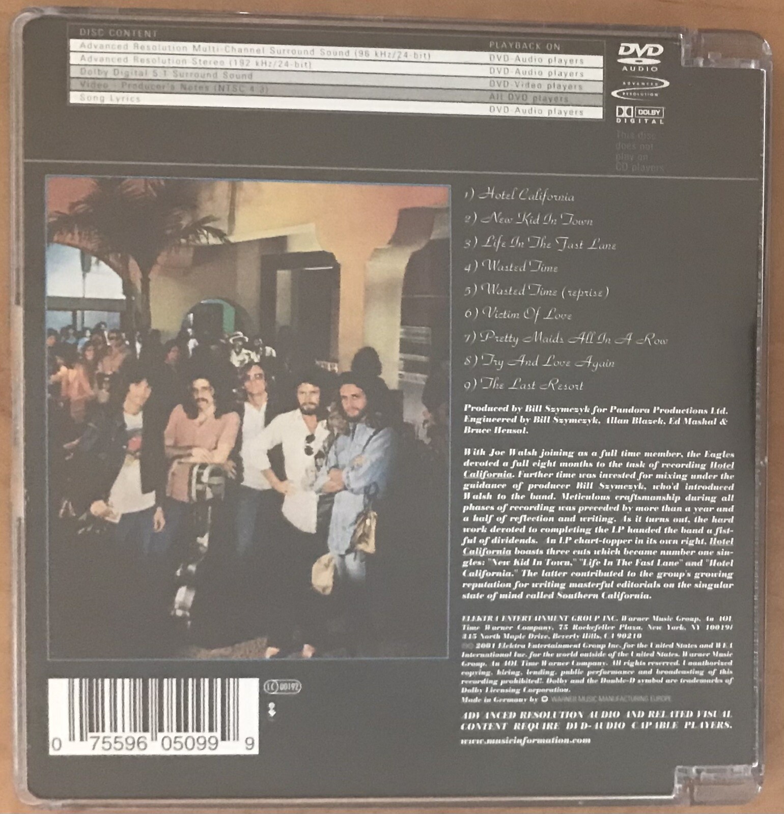 Eagles Hotel California [DVD Audio] (2002) for sale online eBay