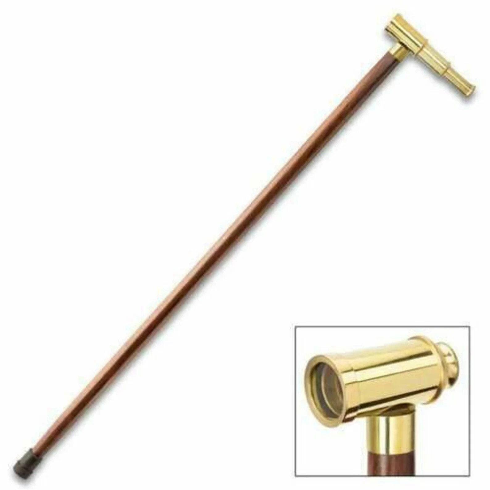 Compass Design Brass Solid Handle For Walking Sti… - image 4