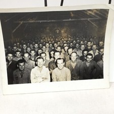 WW2 Soldiers GIs Group Photo Lots Of Men Black And White 5 x4
