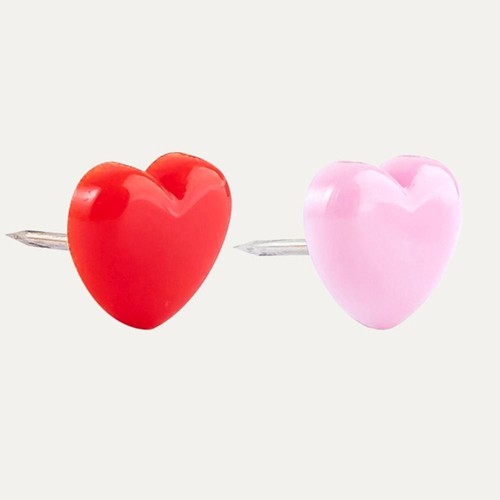 100PCS Love Heart Push Pin Photo Pins Thumb Tacks Thumbtack Bulletin Boards - Picture 4 of 15
