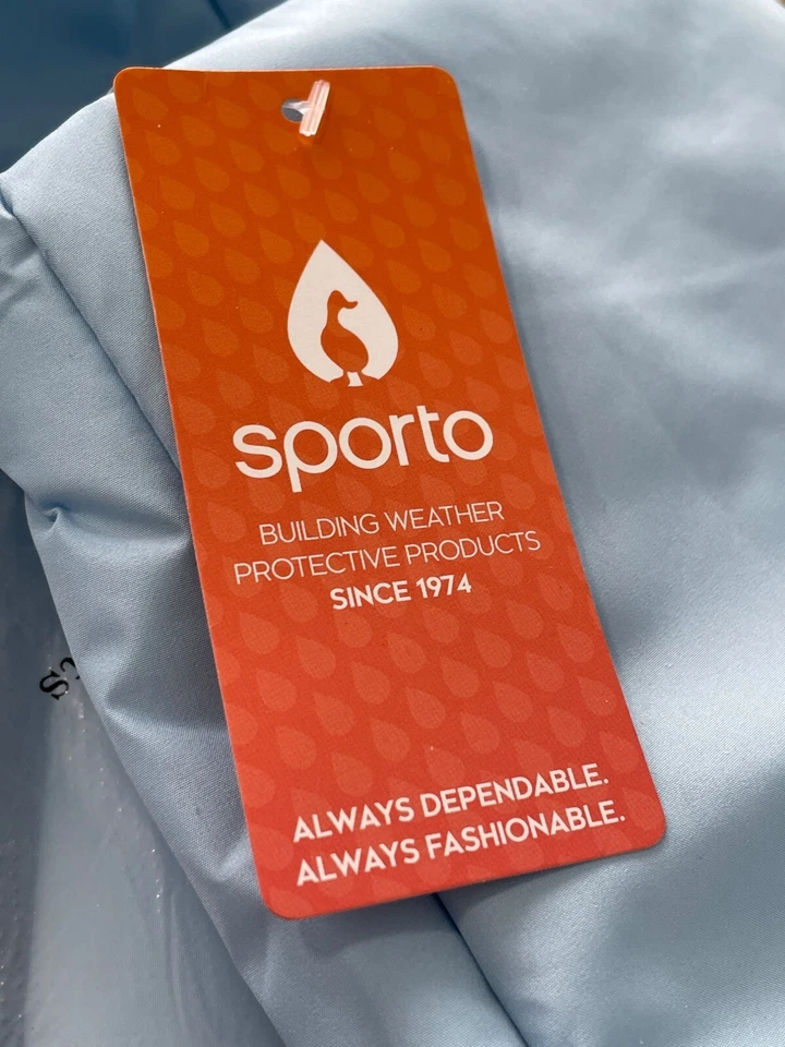 Abrigo largo acolchado resistente al agua Sporto Daisy talla grande capucha extraíble NUEVO Foto 2 de 4