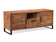 Lowboard Sydney massiv Holz Akazie TV-Bank Fernsehbank Wohnzimmer Möbel