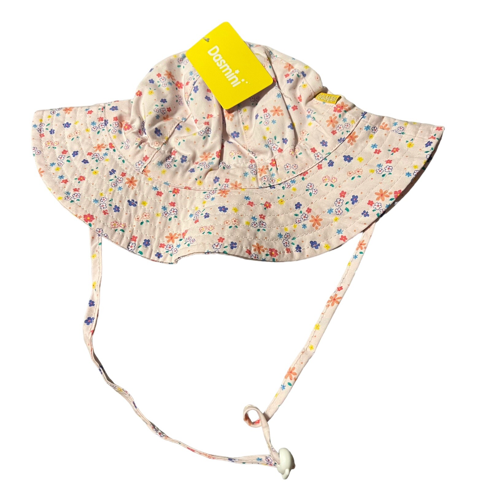 Dasmini Bebé Sombrero para el Sol Rosa Floral Sombrero para el Sol Nadar Playa 2-6 Meses *NUEVO*