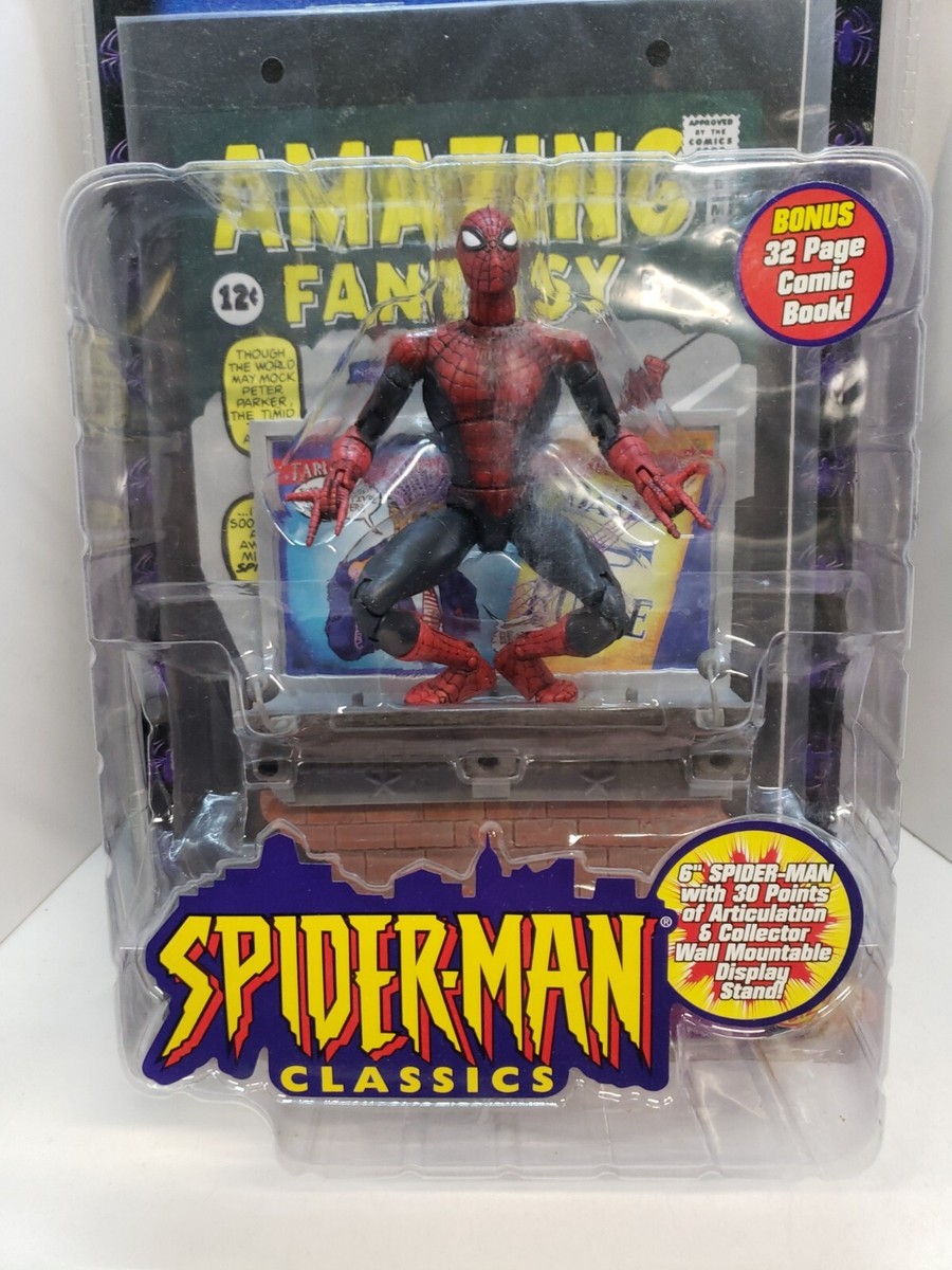 Spider-Man Classics Series 2 ToyBiz Action Figure And Comic Book