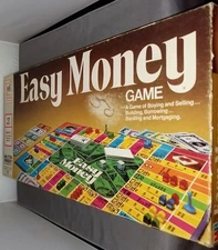 Vintage 1974 Easy Money Board Game Complete, Milton Bradley