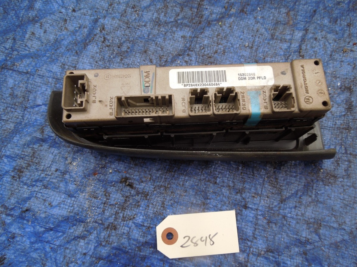Interruptor Maestro Para Ventana Eléctrica Y Espejo Plegable – Lado Conductor, Compatible Con Chevrolet Silverado/Sierra 2003-2006, 2 Puertas