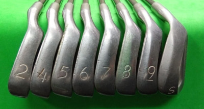 Ping Eye 2 + Plus Iron Set Black Dot, Graphite Shafts, 2, 4-9, SW #PE191