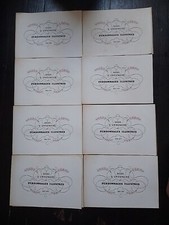 Dans L'intimité De Personnages Illustres 8 Volumes. Dufrenoy Vers 1869