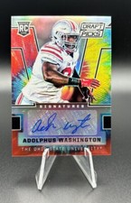 2016 Panini Prizm Draft Picks Adolphus Washington Tie-Dye /49 Ohio State Auto RC