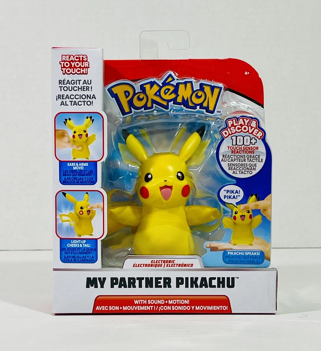 Pokémon My Partner Pikachu Electronic Interactive Toy Figure New