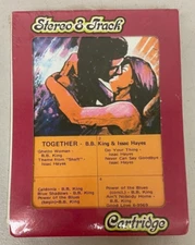B.B. KING AND ISSAC HAYES TOGETHER HOLIDAY STEREO  8 TRACK CARTRIDGE