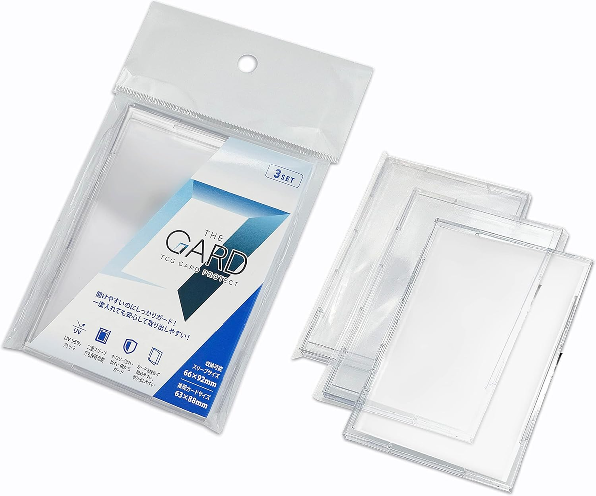 The GARD TCG Card Protect- Clear Color 3 Pics/1SET Trading Card