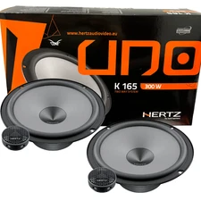 HERTZ UNO Series K-165 6.5" 2-Way Component Speaker System (Pair) 300W Peak Powe