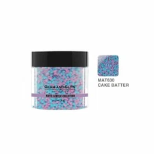Glam And Glits Matte Acrylic Powder MAT630 - Cake Batter 1 oz