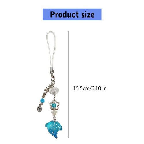 Trendy Beaded Hanging Ornament Stylish Keyrings Accessory Phone Lanyard - Zdjęcie 8 z 8
