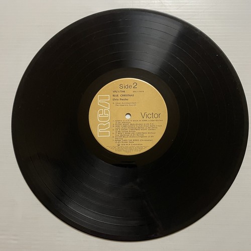 Elvis Presley Blue Christmas Vinyl Record 12” 33 RPM VPL1-7144 RCA Victor 1976 - Picture 18 of 24