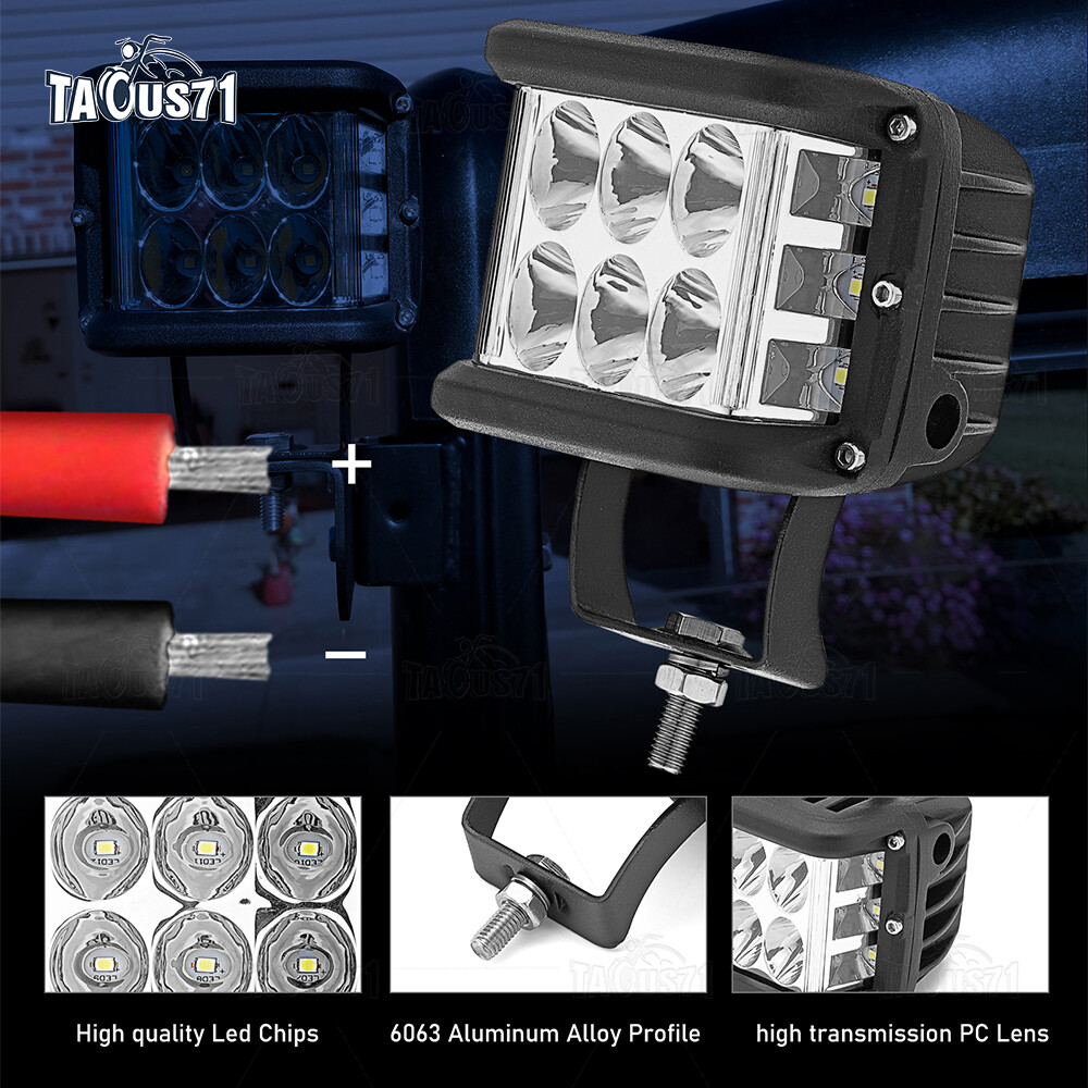 Pro-Fit Cage 50" Light Bar Bracket For Polaris Ranger XP 570, 900, 1000 Crew - No Drilling 4 thumbnail image