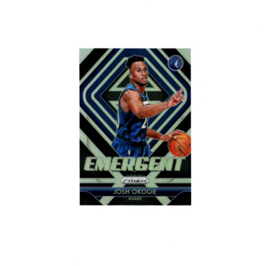 2018-19 Prizm SILVER EMERGENT HOLO SP JOSH OKOGIE RC Minnesota T Wolves