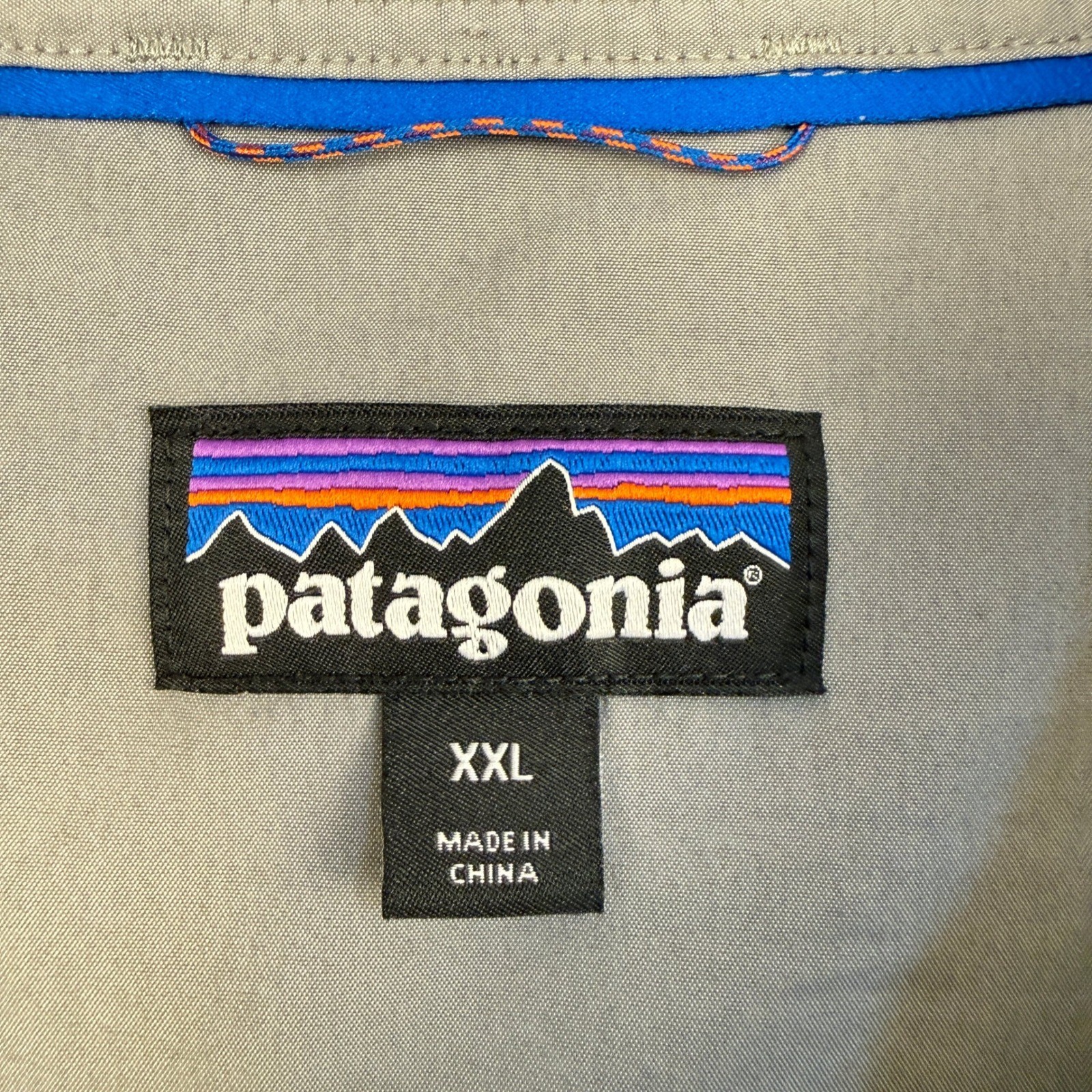 Patagonia Fishing Shirt Mens 2XL Gray Gorpcore Hiking Casual *Read thumbnail 4