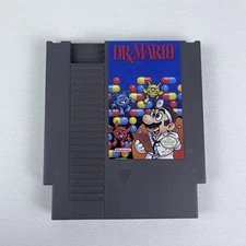 Dr. Mario (Nintendo NES, 1990) Retro Video Game Cartridge Tested and Authentic