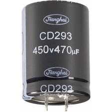 Jianghai ECS2GBW471MT6P23545 Elektrolyt-Kondensator SnapIn 10 mm 470 &micro;F 400 V 20