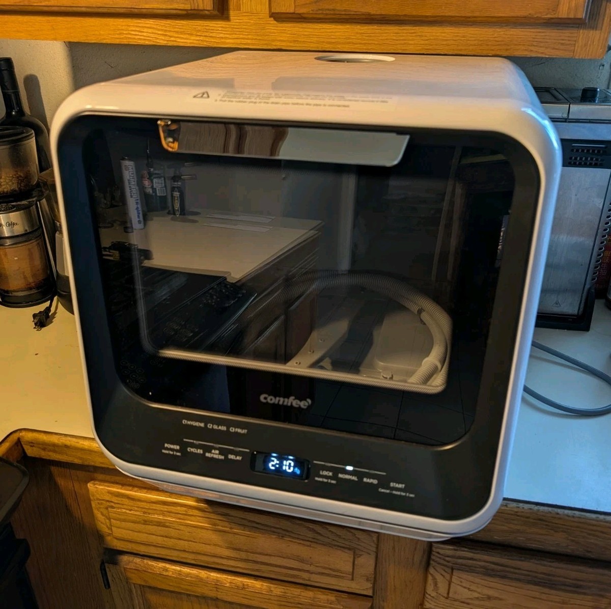 Comfee CDC17P0ABB Portable Countertop Dishwasher Powers On Missing - Main Image