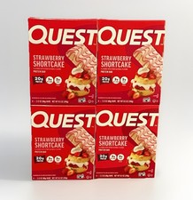  16 Bars Strawberry Shortcake Quest Bars - Low Carb, High Protein  48 Value 