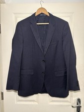 Hubo boss suit blazer jacket size 40 R navy blue horse races, wedding, events