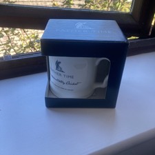 Official M.C.C. Lord's Cricket Father Time Mug 2010 Fine Bone China Platinum Cup