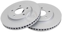 2X A.B.S. Bremsscheibe Beschichtet 18495 FüR ZE1 Evalia Nissan Leaf ZE0 NV200