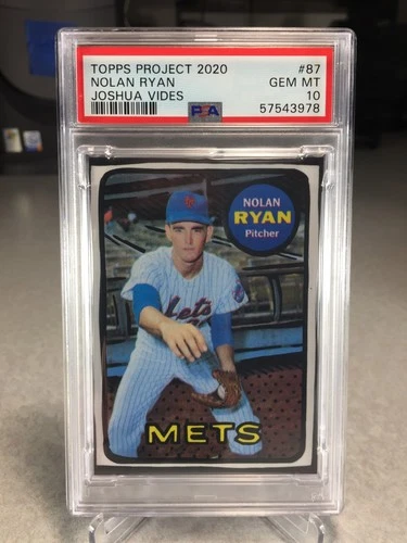 Topps Project 2020 Nolan Ryan #87 - PSA 10 - New York Mets