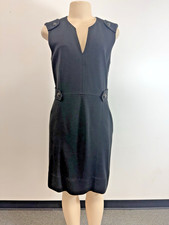 Tory Burch Black Wool Cocktail dress Size 40/ 6 US on Sale nh
