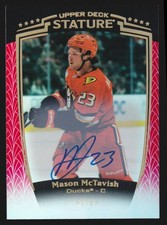 2024-25 Upper Deck Stature 2 Mason McTavish Auto Anaheim Ducks #5
