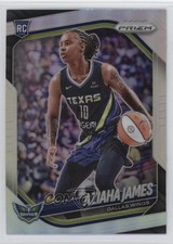 2025 Panini Prizm WNBA Silver Prizm Aziaha James #83 Rookie RC 16tr