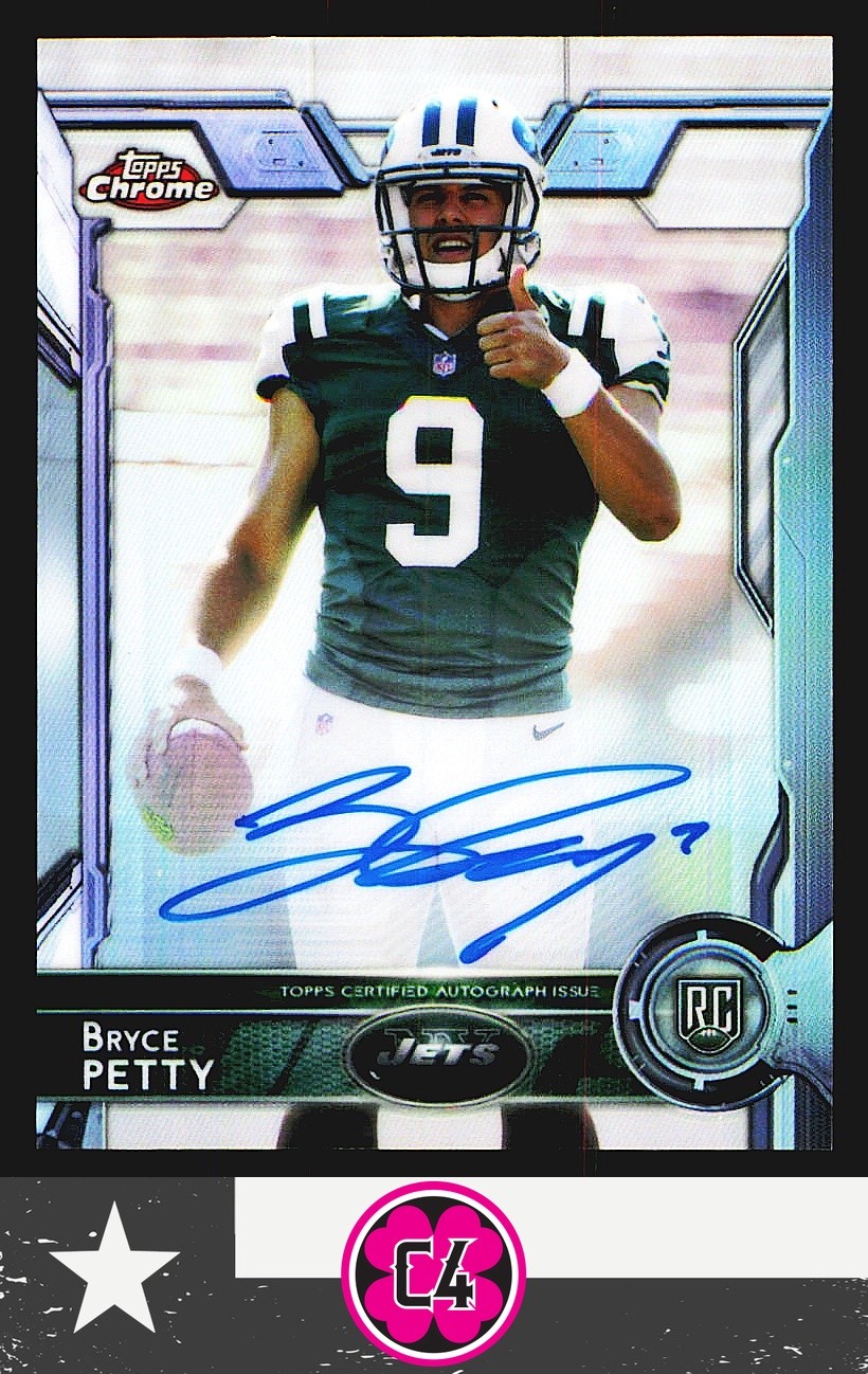 Bryce Petty Topps Chrome #137 Variation-Autograph