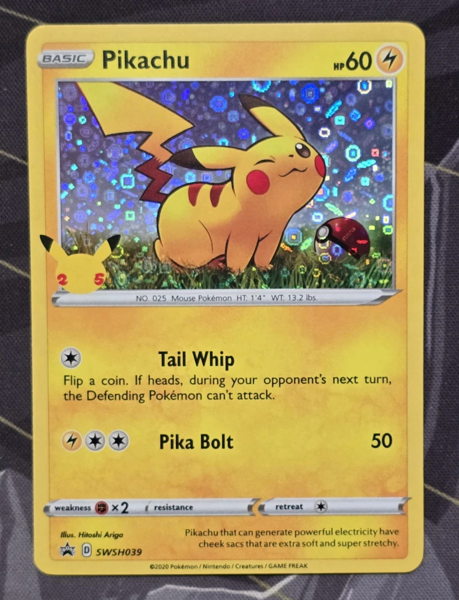 Pikachu SWSH039 SWSH: Sword & Shield Promo Cards for sale | eBay
