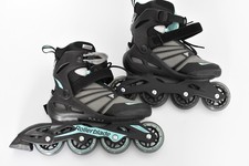 Rollerblade Zetrablade Womens Inline Skate, Size W7 Black/Blue