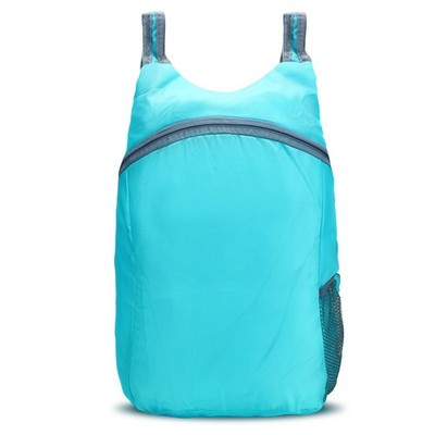 15L Blue Lightweight Packable Hiking Backpack Foldable Water-Resistant Daypack