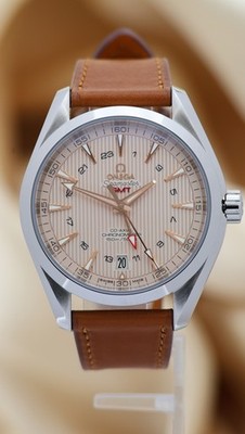 Omega Seamaster Aqua Terra GMT 43mm Automatik Herrenuhr 23113432202004 Origina